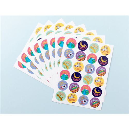 Galactic Greatness Merit Sticker Book 1